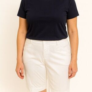 Dockers Petite Midrise Curvy Long Bermuda, Size 4P